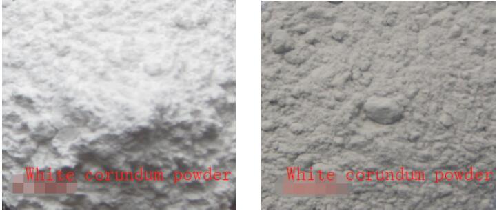 White corundum sand
