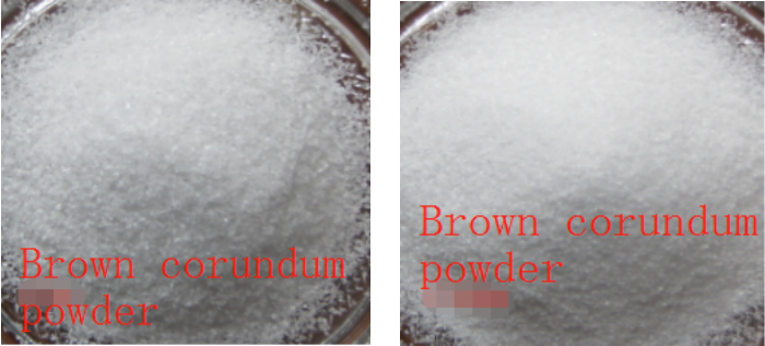 White corundum sand