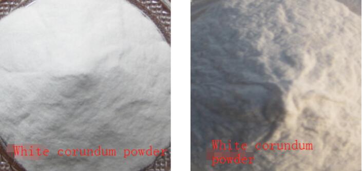 White corundum sand