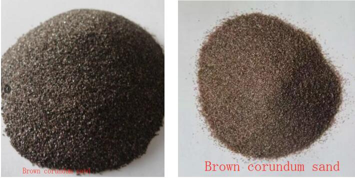 Brown corundum sand