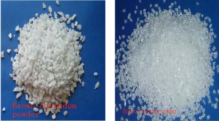 White corundum sand