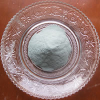 Green silicon carbide powder